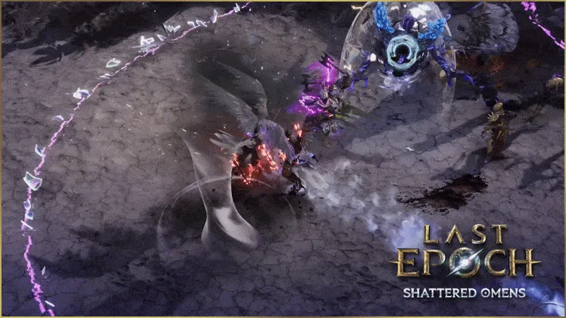 Last Epoch Omen Window encounter with enemies and encounter progress visible