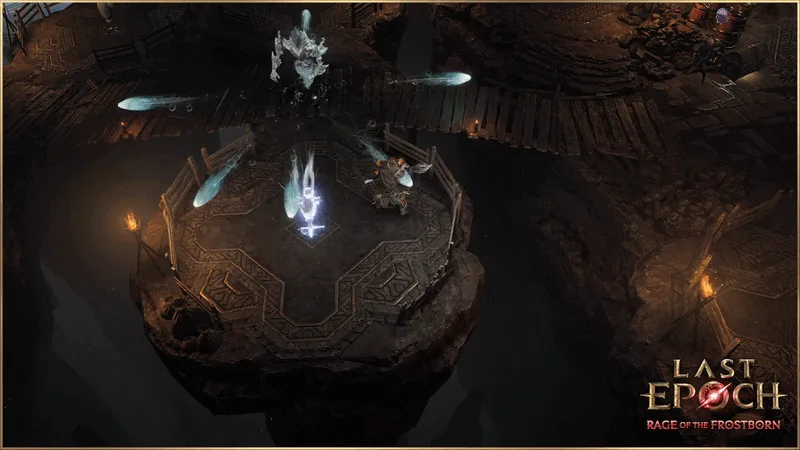 Tide Elemental launching projectiles in a training area
